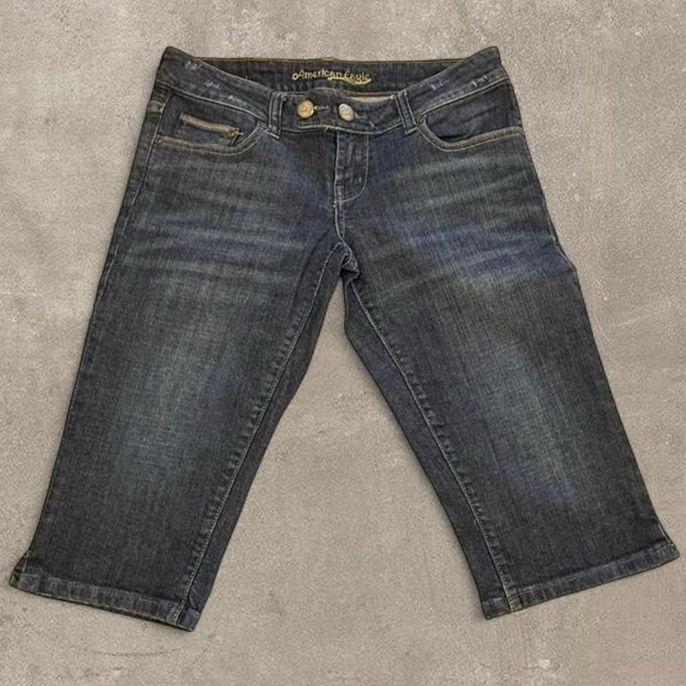 Vintage American Eagle "Artist" Capri Jeans - Medium Wash - Size 6 Regular